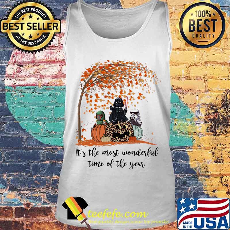 Star wars darth vader it's the most wonderful time of the year leaves tree pumpkins leopard s Tank top Star wars darth vader it's the most wonderful time of the year leaves tree pumpkins leopard s Tank top