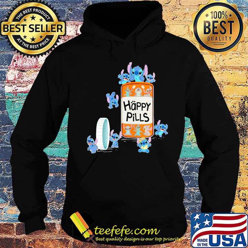 Stitch happy pills cartoon s Hoodie Stitch happy pills cartoon s Hoodie
