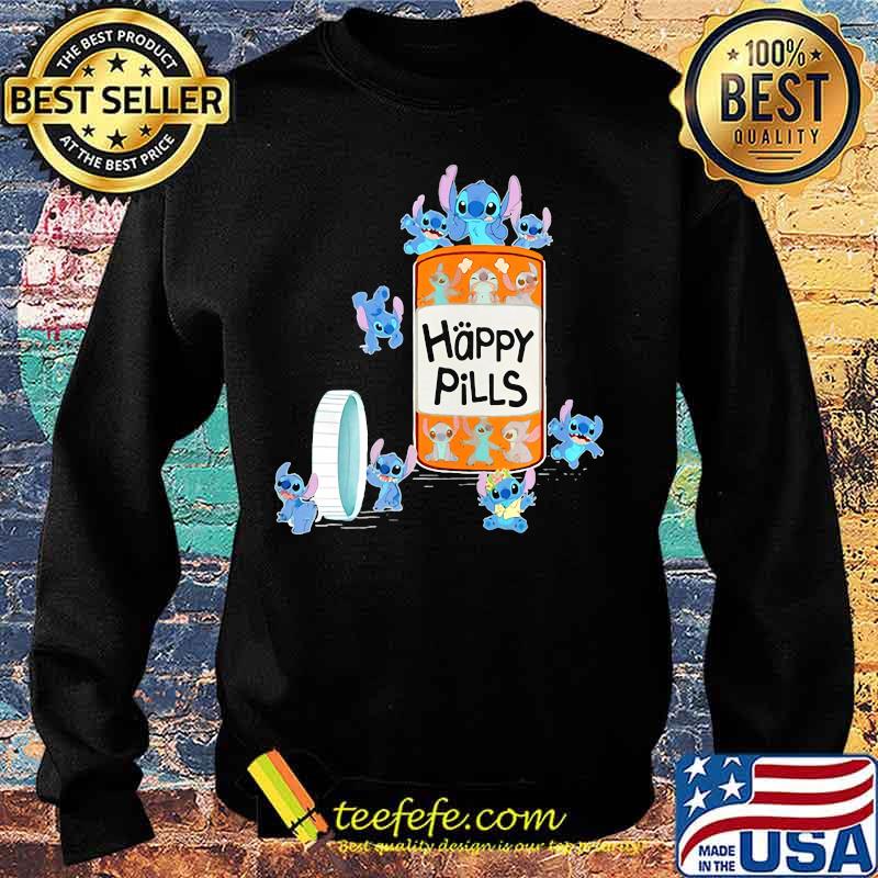 Stitch happy pills cartoon s Sweater Stitch happy pills cartoon s Sweater