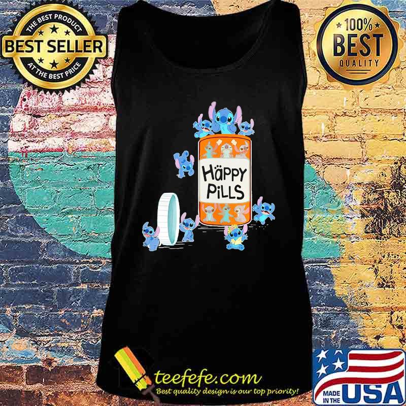 Stitch happy pills cartoon s Tank top Stitch happy pills cartoon s Tank top