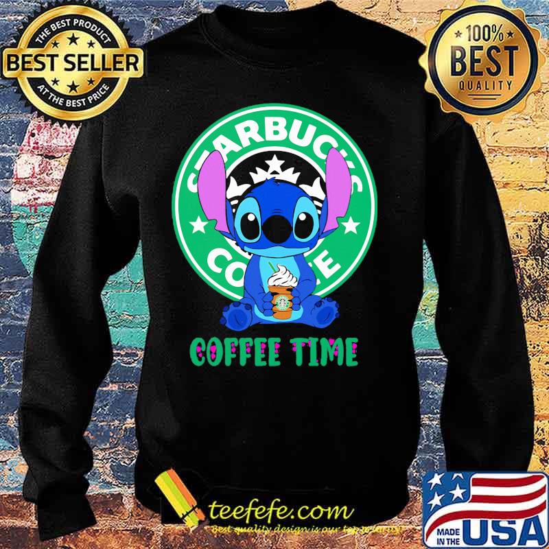 Stitch starbucks coffee logo time s Sweater Stitch starbucks coffee logo time s Sweater