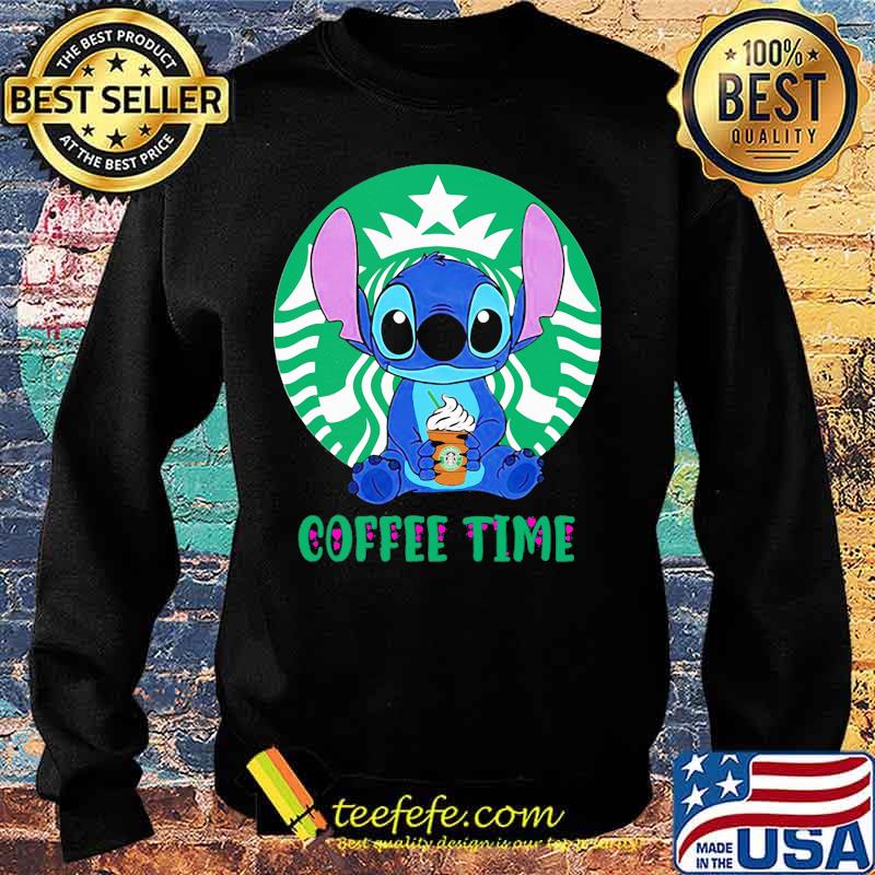 Stitch starbucks coffee time s Sweater Stitch starbucks coffee time s Sweater