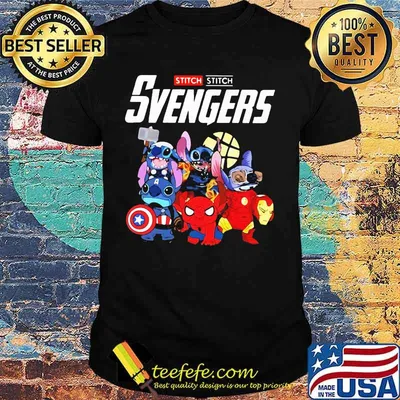 Stitch svengers marvel heroes shirt