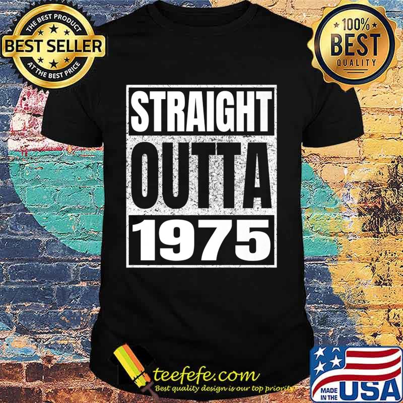 Straight Outta 1975 45th Birthday Gifts 45 Years Age Vintage Premium T-Shirt