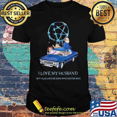Supernatural i love my husband but also love me some winchester boys shirt
