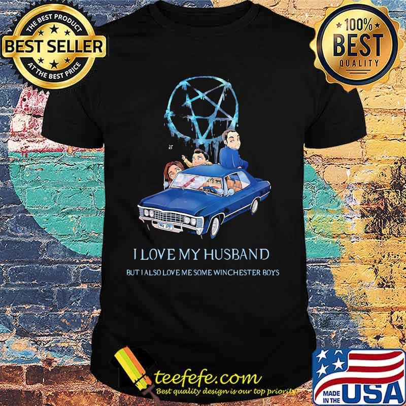 Supernatural i love my husband but also love me some winchester boys shirt
