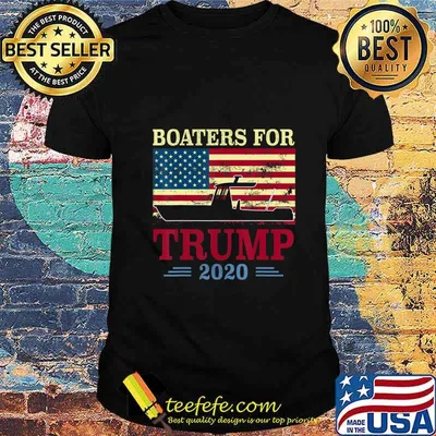 Supporters Boat Parade 2020 Boaters For Trump 2020 Trump T-Shirt