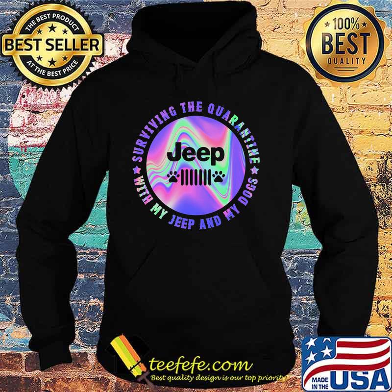 Surviving the quarantine with my and my paw dogs stars s Hoodie Surviving the quarantine with my and my paw dogs stars s Hoodie