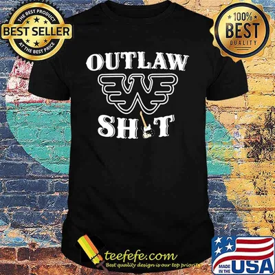 Symbol waylon jennings logo outlaw shit shirt