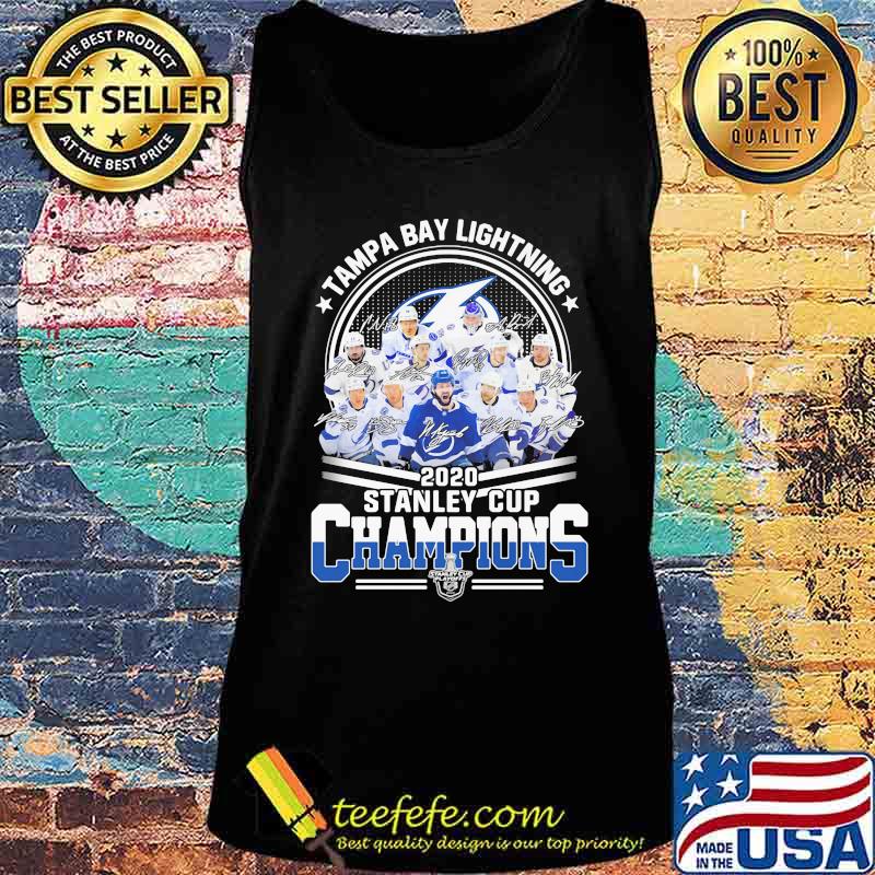 Tampa bay lightning 2020 stanley cup champions signatures s Tank top Tampa bay lightning 2020 stanley cup champions signatures s Tank top
