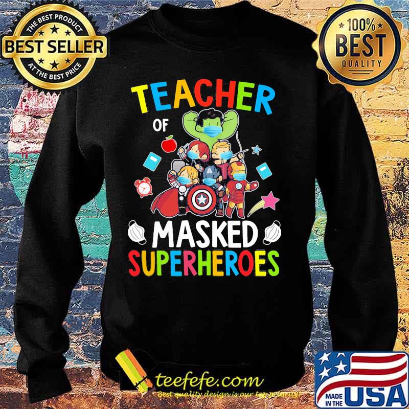 Teacher masked superheroes marvel s Sweater Teacher masked superheroes marvel s Sweater
