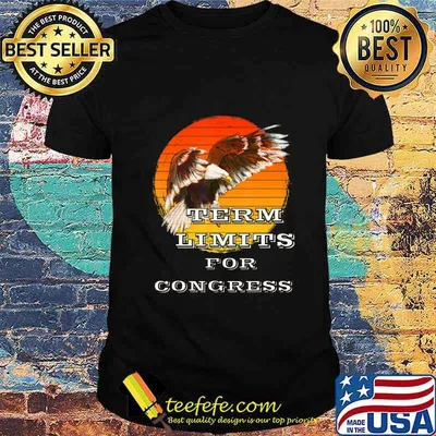 Term Limits Congress Political Tee for Individual Rights T-Shirt