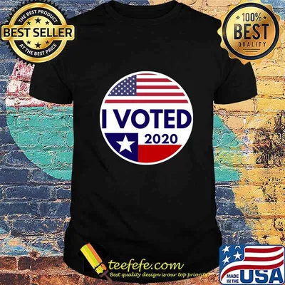 Texas flag i voted gift for voters T-Shirt