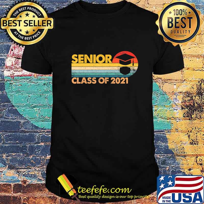 Th Vintage Senior 2021 Class Of 2021 Costume Boy Girl T-Shirt