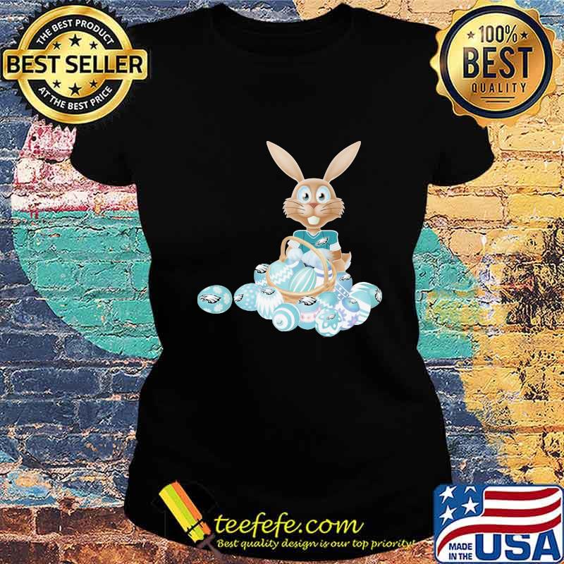 Thanksgiving day rabbit bunny philadelphia eagles eggs s Ladies tee Thanksgiving day rabbit bunny philadelphia eagles eggs s Ladies tee