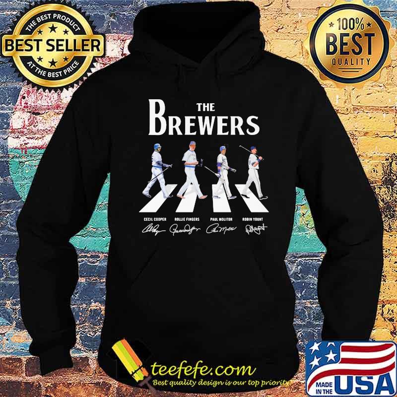 The brewers baseball crossing the line signatures s Hoodie The brewers baseball crossing the line signatures s Hoodie