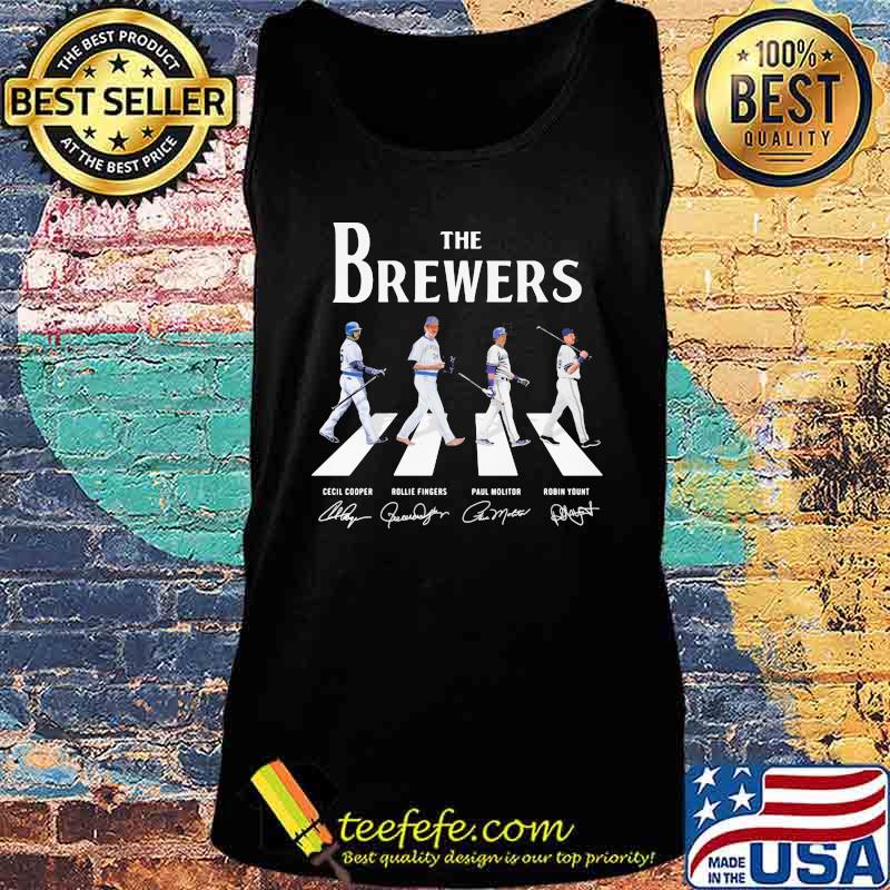 The brewers baseball crossing the line signatures s Tank top The brewers baseball crossing the line signatures s Tank top