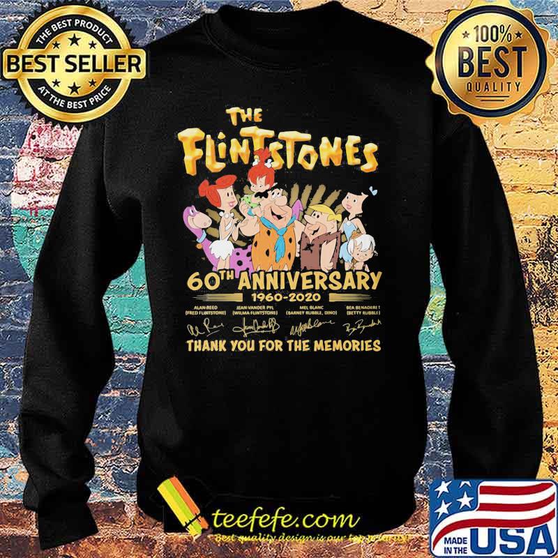 The flintstones 60th anniversary 1960 2020 thank for the memories signatures s Sweater The flintstones 60th anniversary 1960 2020 thank for the memories signatures s Sweater