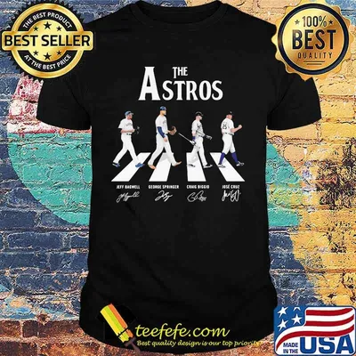 The houston astros baseball crossing the line signatures shirt