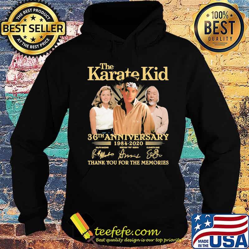 The karate kid 36th anniversary 1984 2020 thank for the memories signatures s Hoodie The karate kid 36th anniversary 1984 2020 thank for the memories signatures s Hoodie