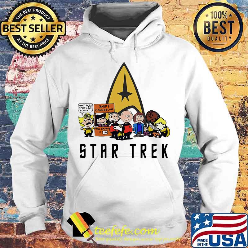 The peanuts cartoon characters star trek s Hoodie The peanuts cartoon characters star trek s Hoodie