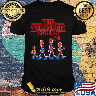 The stranger nerds i'm not a nerd crossing the line shirt