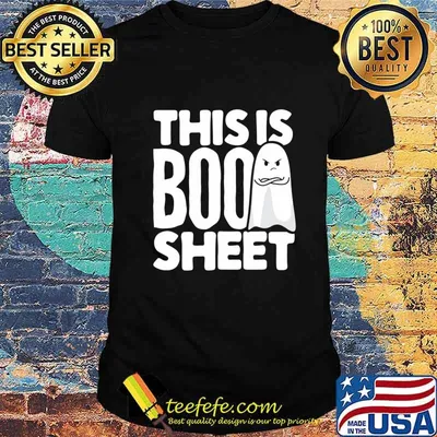 This Is Boo Sheet Funny Halloween Costume Alternative Idea T-Shirt
