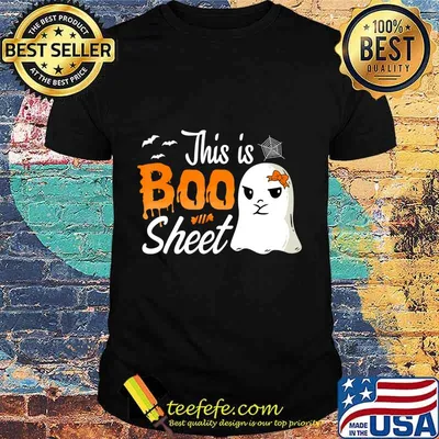 This Is Boo Sheet Ghost Funny Halloween Gift Men Women Kids T-Shirt