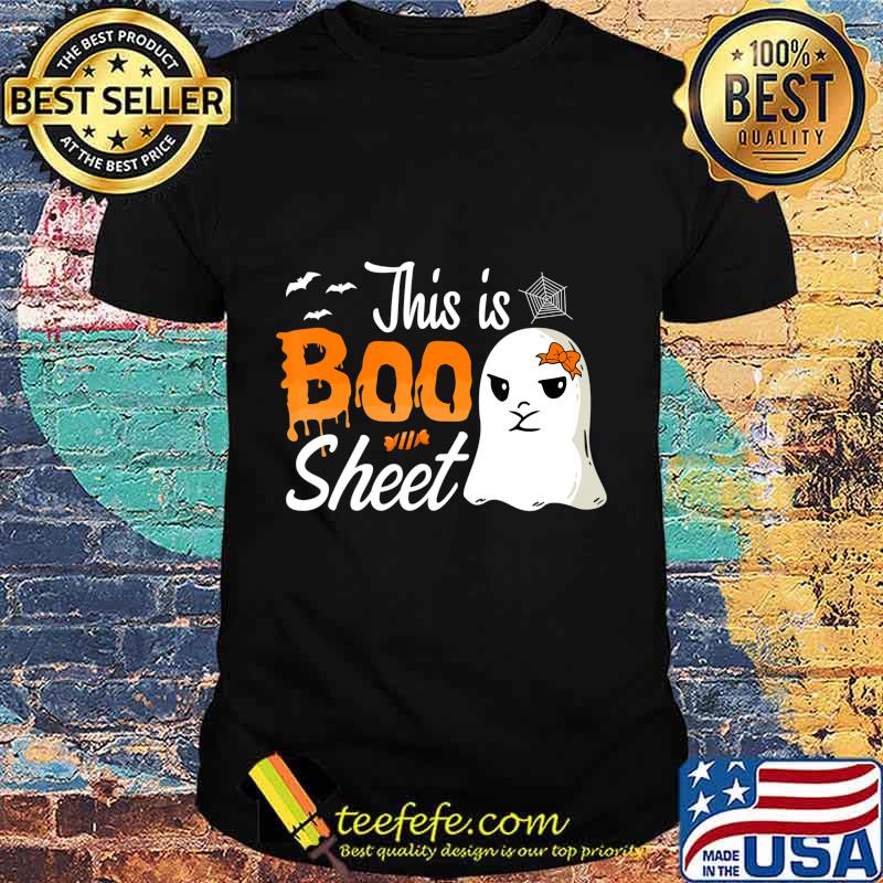 This Is Boo Sheet Ghost Funny Halloween Gift Men Women Kids T-Shirt