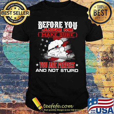 Train before you judge me make sure you are perfect and not stupid shirt
