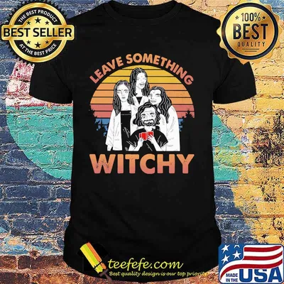 True Crime Leave Something Witchy Vintage Retro Shirt