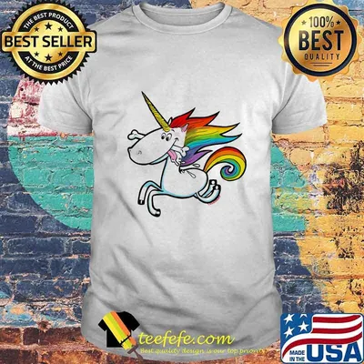 Unicorn dog gnaw bones shirt