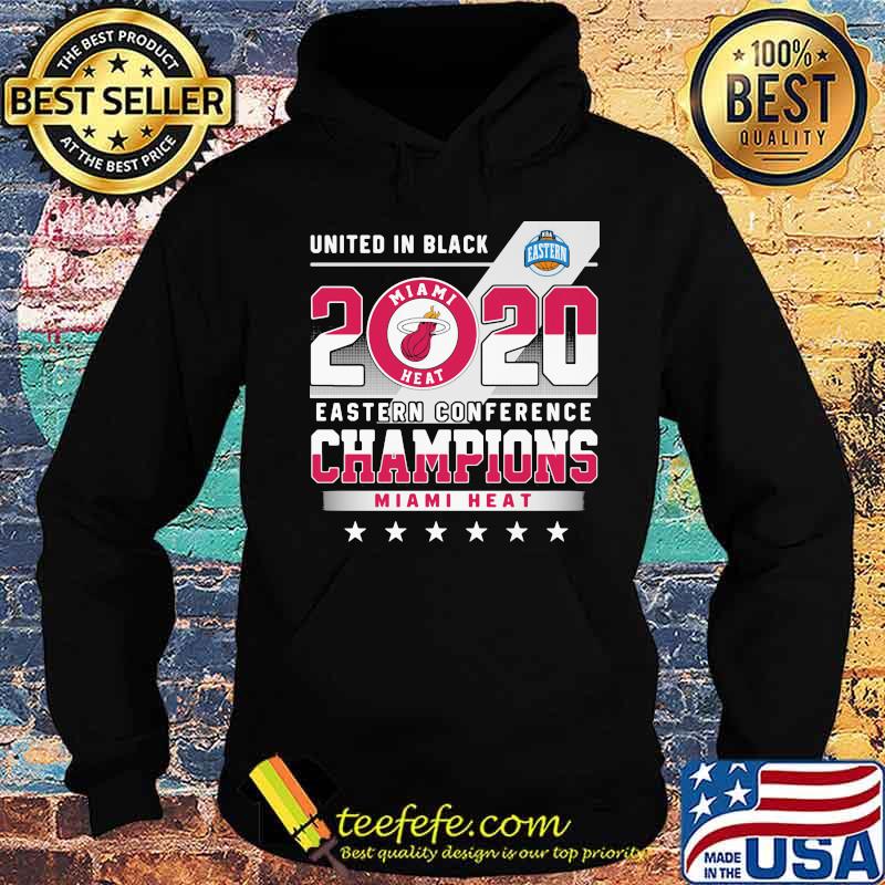 United in black 2020 eastern conference champions miami heat stars s Hoodie United in black 2020 eastern conference champions miami heat stars s Hoodie