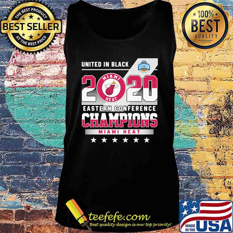 United in black 2020 eastern conference champions miami heat stars s Tank top United in black 2020 eastern conference champions miami heat stars s Tank top