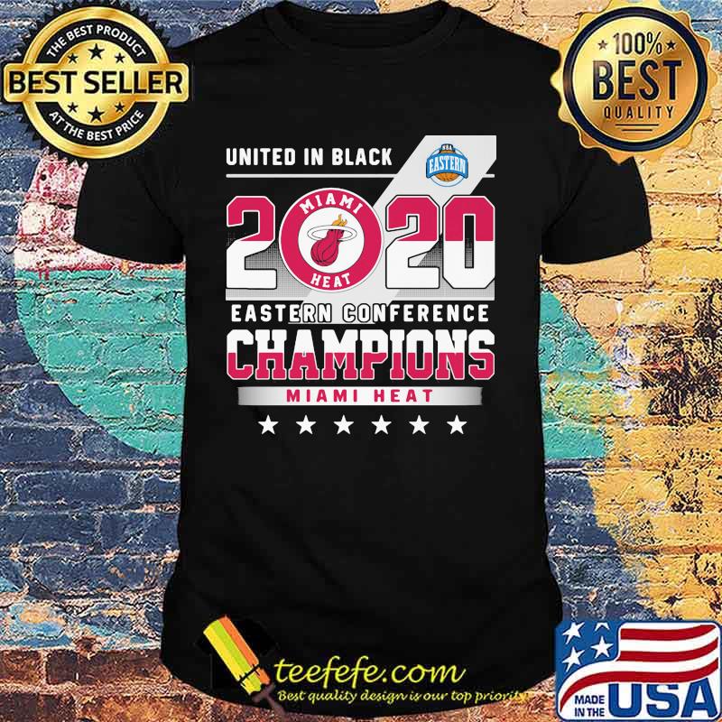 United in black 2020 eastern conference champions miami heat stars shirt United in black 2020 eastern conference champions miami heat stars shirt