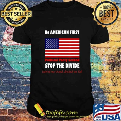 United We Stand! Biden Trump we are all American! Patriots T-Shirt