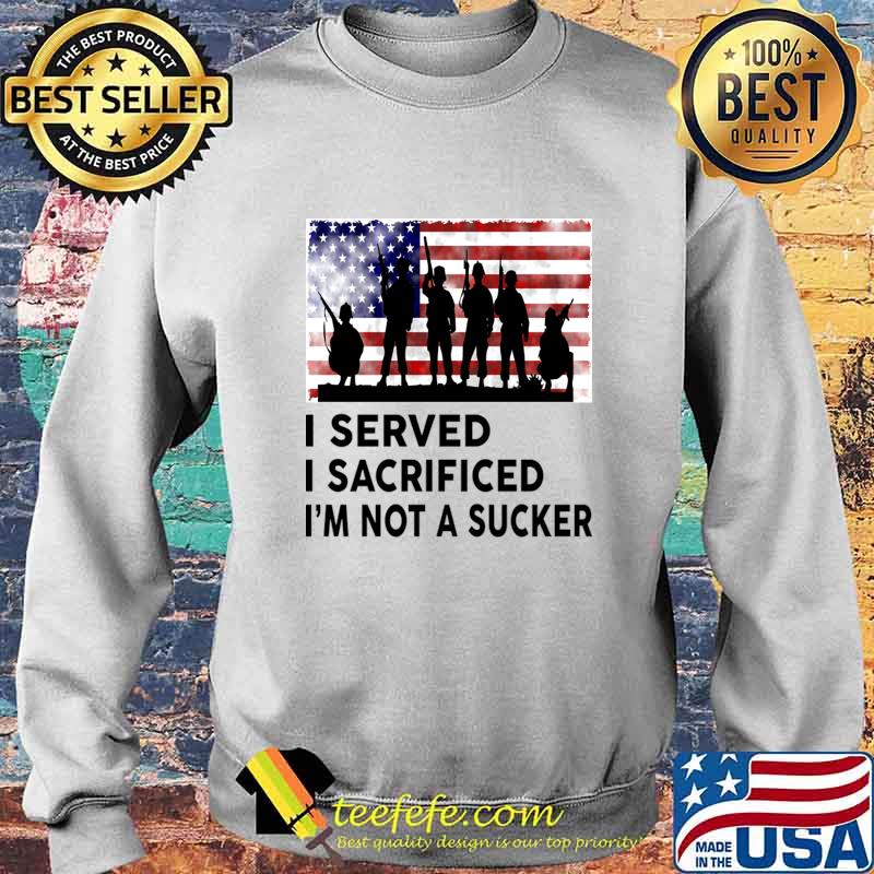 Veterans are heroes not suckers or losers T-Shirt Sweater Veterans are heroes not suckers or losers T-Shirt Sweater