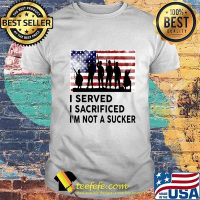 Veterans are heroes not suckers or losers T-Shirt