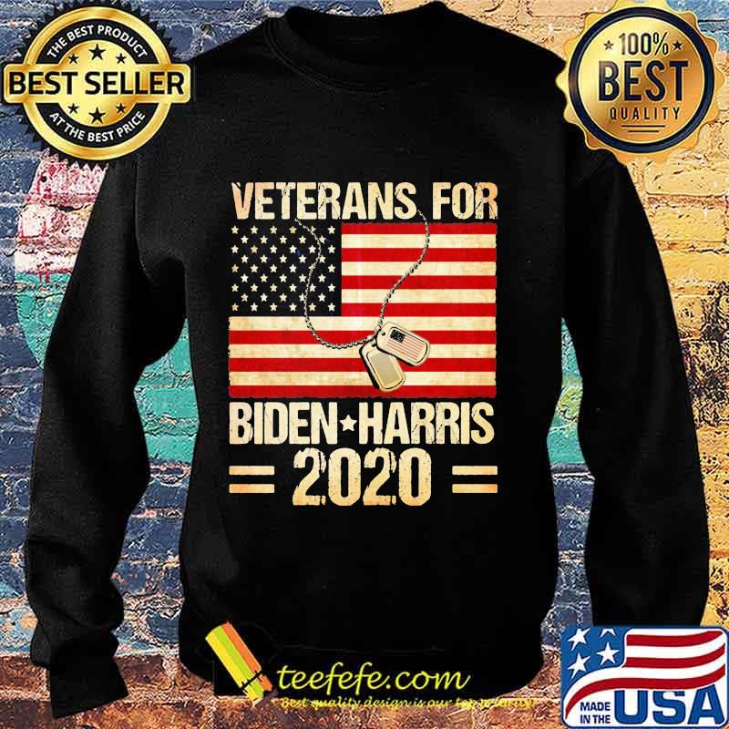 Veterans For Biden Harris 2020 American Flag Independence Day Shirt Sweater Veterans For Biden Harris 2020 American Flag Independence Day Shirt Sweater