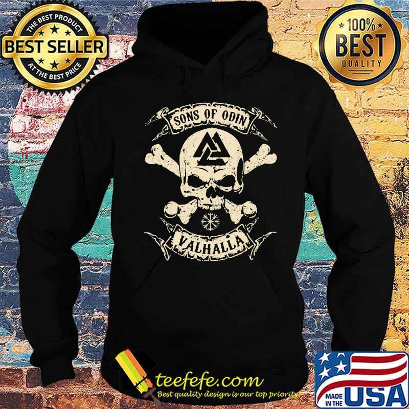 Vikings skull sons of odin valhalla vintage s Hoodie Vikings skull sons of odin valhalla vintage s Hoodie