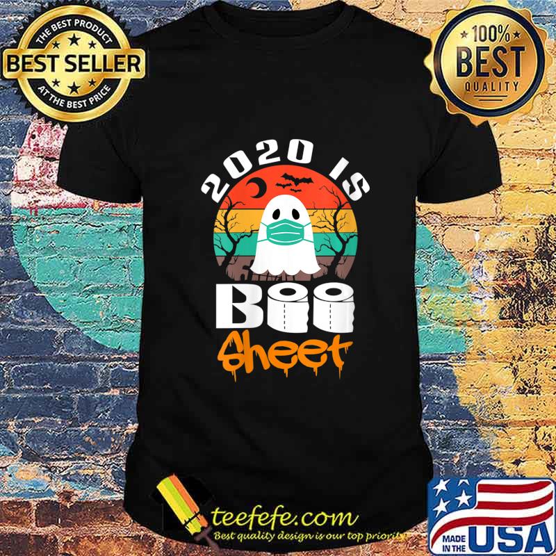 Vintage Halloween 2020 Is Boo Sheet Gift for Men Women Shirt