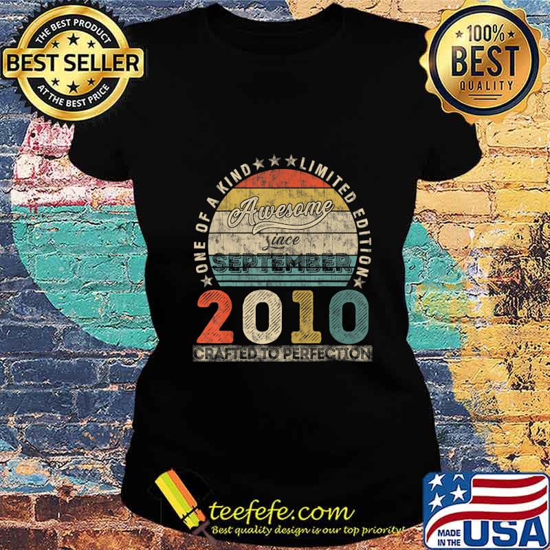 Vintage September 2010 Designs 10 Years Old 10th Birthday T-Shirt Ladies tee Vintage September 2010 Designs 10 Years Old 10th Birthday T-Shirt Ladies tee