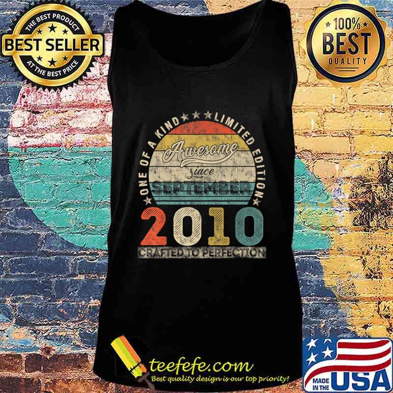 Vintage September 2010 Designs 10 Years Old 10th Birthday T-Shirt Tank top Vintage September 2010 Designs 10 Years Old 10th Birthday T-Shirt Tank top