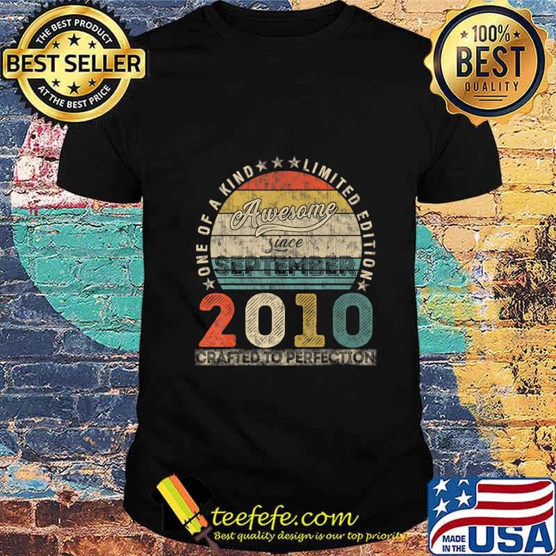 Vintage September 2010 Designs 10 Years Old 10th Birthday T-Shirt Vintage September 2010 Designs 10 Years Old 10th Birthday T-Shirt