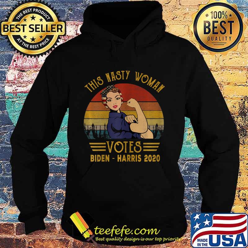 Vintage This Nasty Woman Vote Biden Harris 2020 Anti Trump T-Shirt Hoodie Vintage This Nasty Woman Vote Biden Harris 2020 Anti Trump T-Shirt Hoodie