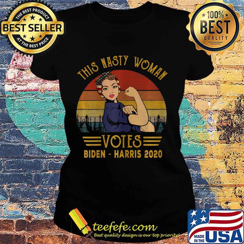 Vintage This Nasty Woman Vote Biden Harris 2020 Anti Trump T-Shirt Ladies tee Vintage This Nasty Woman Vote Biden Harris 2020 Anti Trump T-Shirt Ladies tee