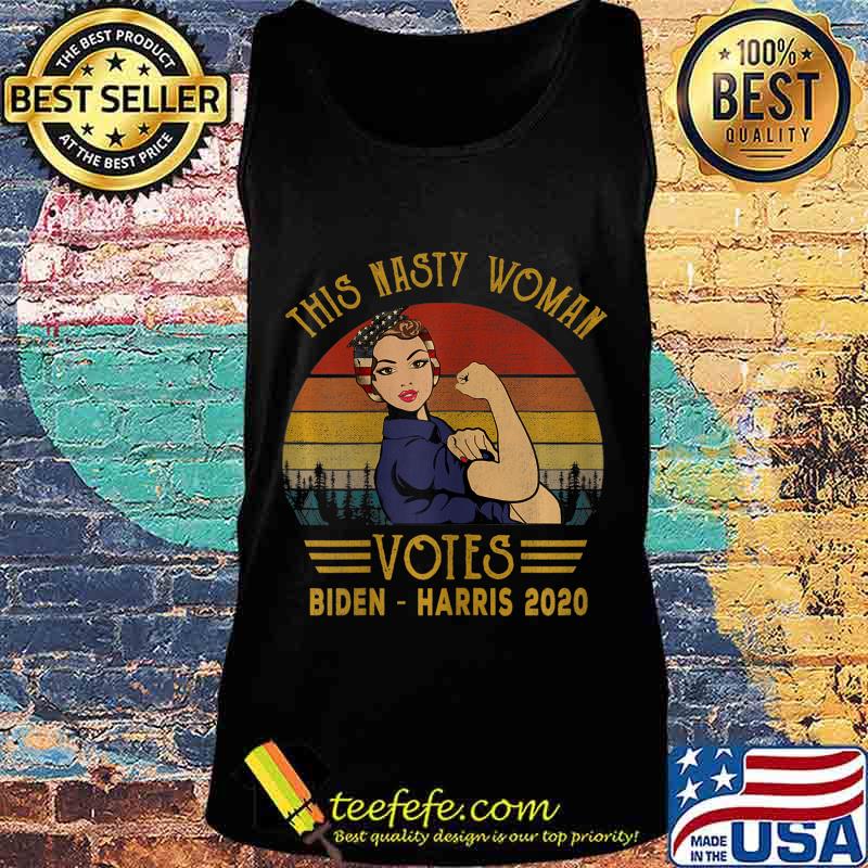 Vintage This Nasty Woman Vote Biden Harris 2020 Anti Trump T-Shirt Tank top Vintage This Nasty Woman Vote Biden Harris 2020 Anti Trump T-Shirt Tank top