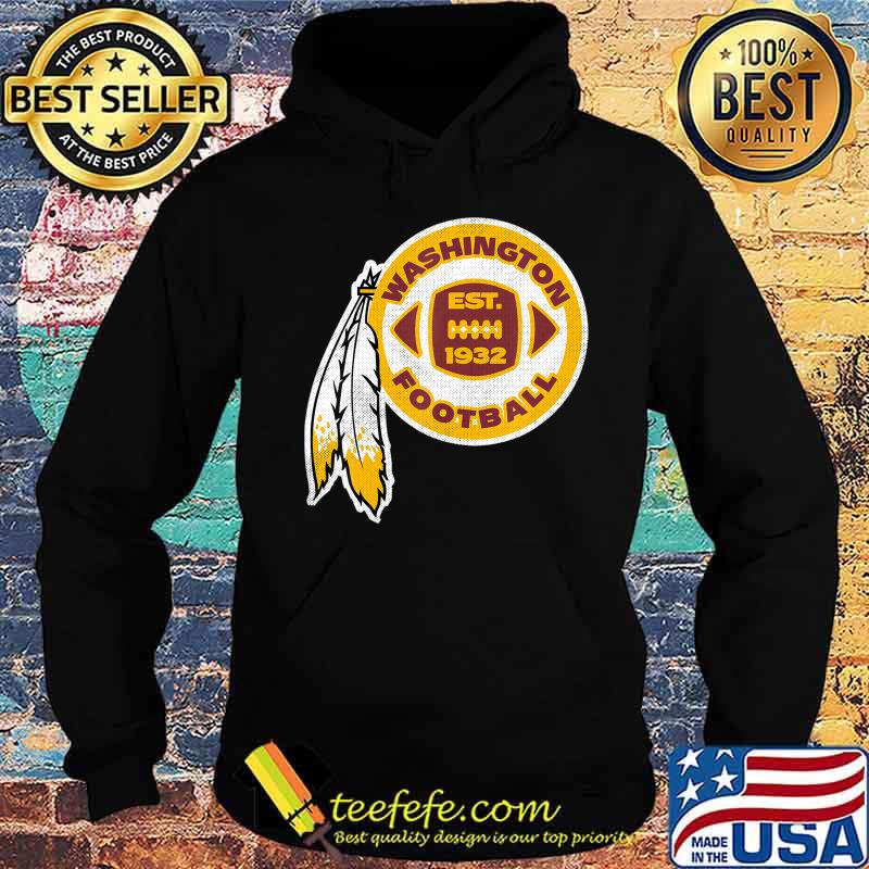 Vintage Washington Football DC EST. 1932 Sports Team Novelty T-Shirt Hoodie Vintage Washington Football DC EST. 1932 Sports Team Novelty T-Shirt Hoodie