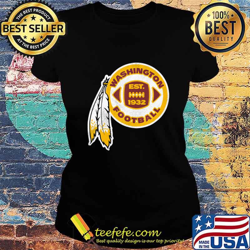 Vintage Washington Football DC EST. 1932 Sports Team Novelty T-Shirt Ladies tee Vintage Washington Football DC EST. 1932 Sports Team Novelty T-Shirt Ladies tee