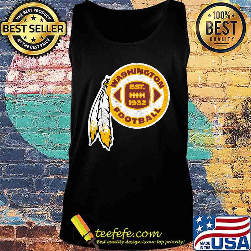 Vintage Washington Football DC EST. 1932 Sports Team Novelty T-Shirt Tank top Vintage Washington Football DC EST. 1932 Sports Team Novelty T-Shirt Tank top